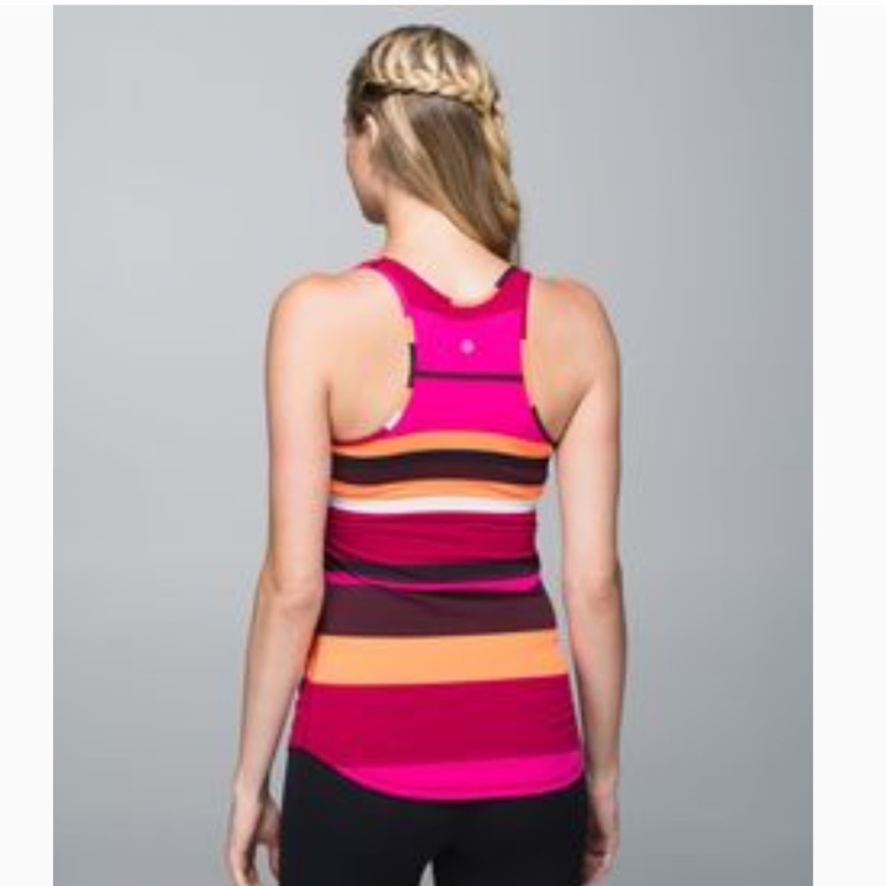 Lululemon striped racerback tank. Size 4